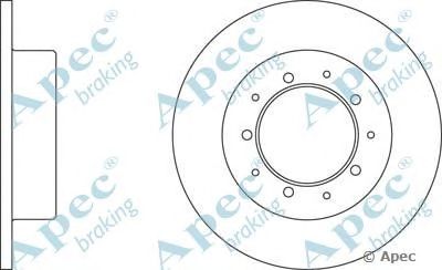 APEC BRAKING dsk945 -  Тормозной диск